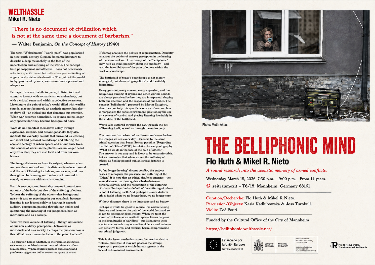 The Belliphonic Mind